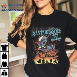 San Tarrasque Is Comin’ To Town Monster Christmas Shirt