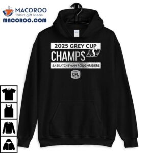 Saskatchewan Roughriders Grey Cup Champions Trophy Logo Shirt 1 Saskatchewan Roughriders Grey Cup Champions Trophy Logo Tshirt