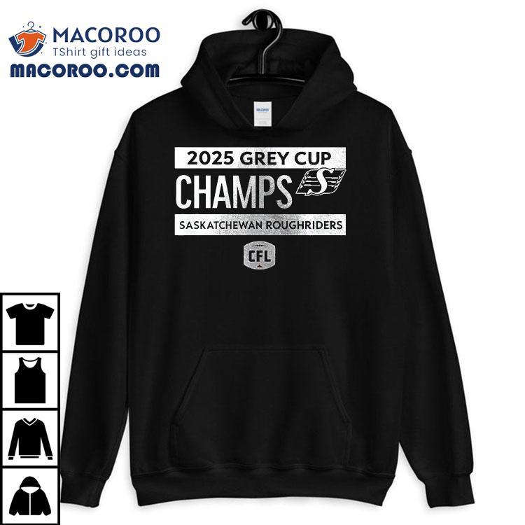 Saskatchewan Roughriders Grey Cup Champions Trophy Logo Shirt Saskatchewan Roughriders Grey Cup Champions Trophy Logo Shirt