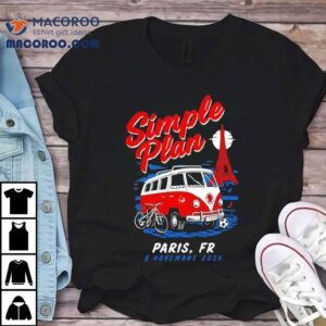 Simple Plan Nanterre France November 8 2025 Shirt