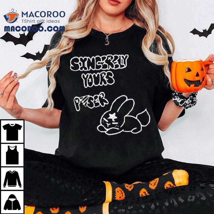 Sincerely Yours Poser Bunny Shirt Sincerely Yours Poser Bunny Shirt