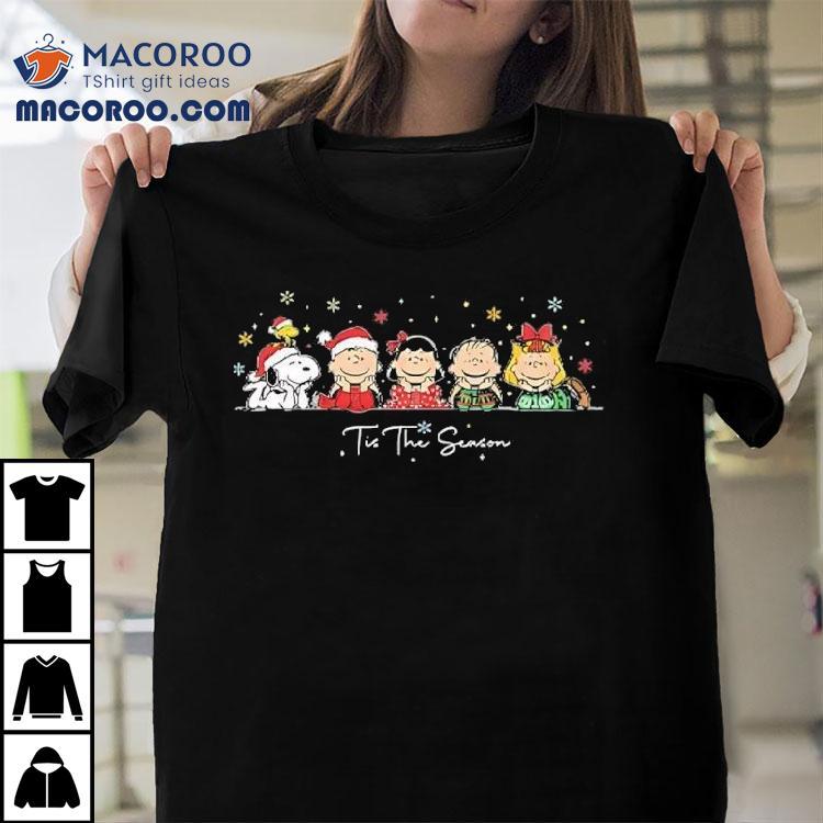 Snoopy With Frirnds Peanuts Tis The Season Merry Christmas Shirt Snoopy With Frirnds Peanuts Tis The Season Merry Christmas Shirt