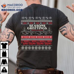 Stranger Things Seasons Greetings From Hawkins Christmas T-shirt