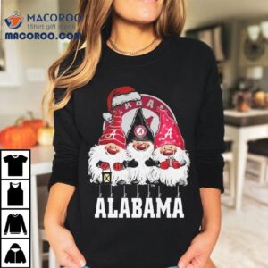 The Gnomes X Alabama Crimson Tide Merry Christmas 2025 Shirt