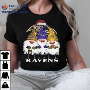 The Gnomes X Baltimore Ravens Merry Christmas 2025 Shirt