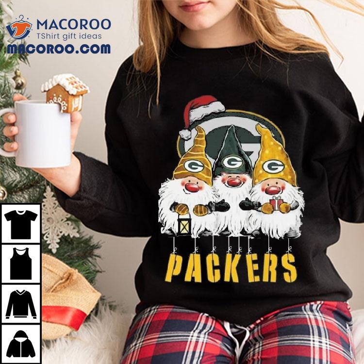 The Gnomes X Green Bay Packers Merry Christmas 2025 Shirt The Gnomes X Green Bay Packers Merry Christmas 2025 Shirt