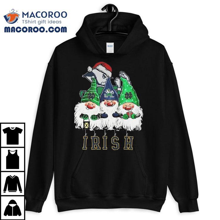 The Gnomes X Notre Dame Fighting Irish Merry Christmas 2025 Shirt The Gnomes X Notre Dame Fighting Irish Merry Christmas 2025 Shirt