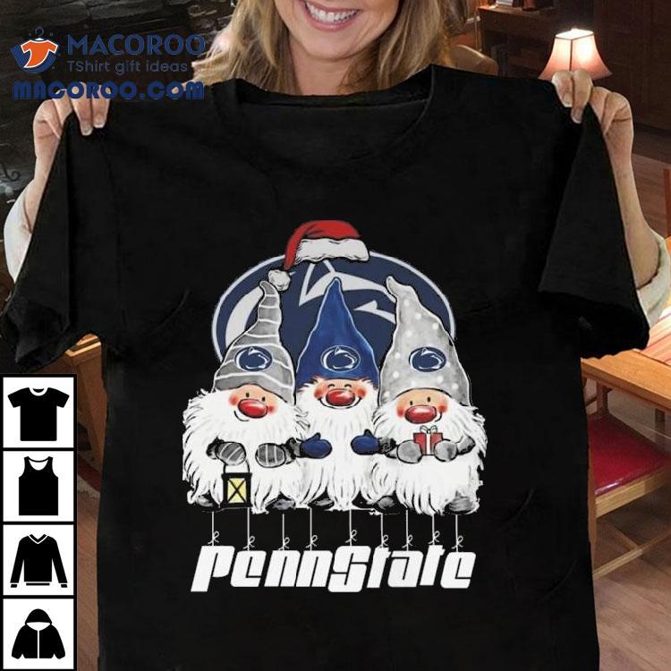 The Gnomes X Penn State Nittany Lions Merry Christmas 2025 Shirt The Gnomes X Penn State Nittany Lions Merry Christmas 2025 Shirt