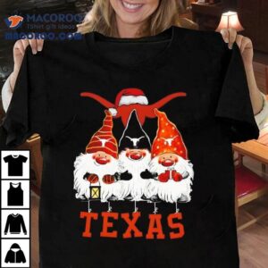 Three Gnomes Christmas Texas Longhorns Shirt
