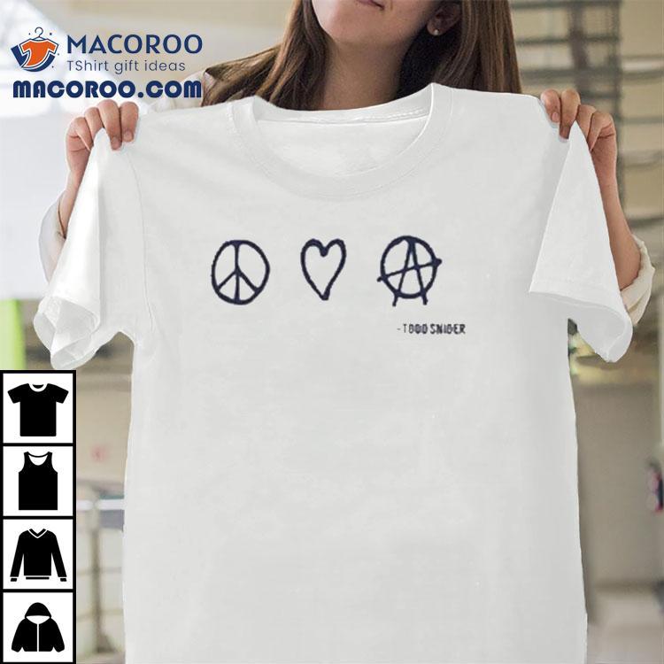 Todd Snider Peace Love A Thermal Shirt Todd Snider Peace Love A Thermal Shirt