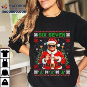 Trump Says 67 Meme Six Seven Funny Ugly Shirt