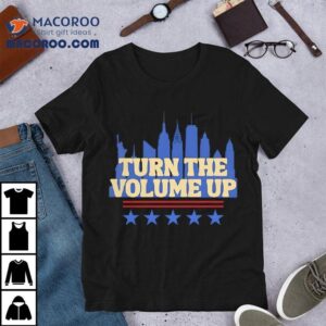 Turn The Volume Up City Skyline Usa Shirt