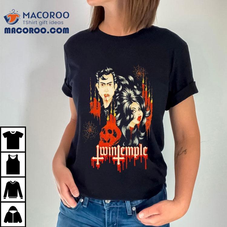 Twin Temple Animated Black Mass Shirt Twin Temple Animated Black Mass Shirt