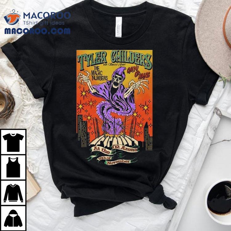 Tyler Childers The Magic Numbers Nov 15 2025 The O2 In London Shirt Tyler Childers The Magic Numbers Nov 15 2025 The O2 In London Shirt