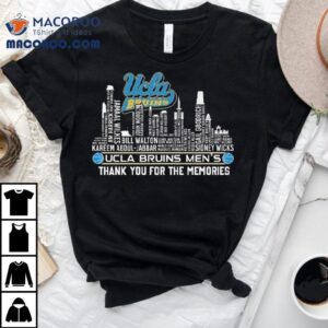 Ucla Bruins Men’s Thank You For The Memories Skyline City Shirt