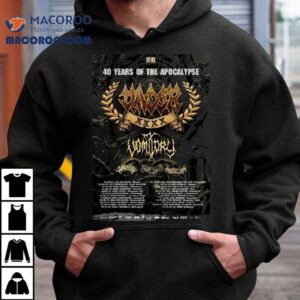 Vader 40 Years Of The Apocalypse Tour 2023 Shirt