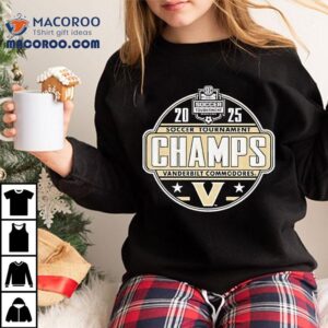 Vanderbilt Commodores Soccer Tournament Champions 2025 Sec Logo Shirt