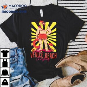 Venice Beach Christmas Lifeguard Shirt