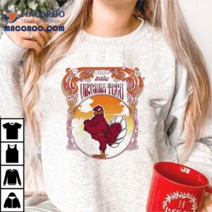 Virginia Tech Hokies Mascot Vintage Tshirt