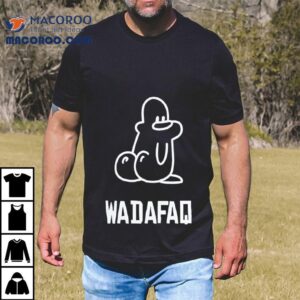 Wadafuq Style Waddle Logo Parody Shirt