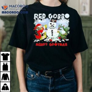 Warhammer Red Gobbo Merry Grotmas Christmas Snowman Shirt