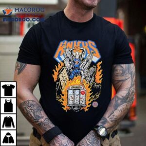 Warren Lotas X New York Knicks Wardrobe Skull Graphic Shirt