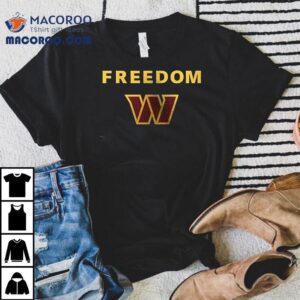 Washington Commanders X Charlie Kirk Freedom Logo Shirt