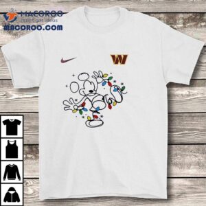 Washington Commanders X Mickey Mouse Believe In The Magic Of Christmas Shirt