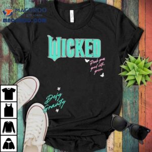 Wicked Pink Goes Good With Green Shirt