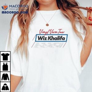 Wiz Khalifa Vinyl Verse Tour Shirt