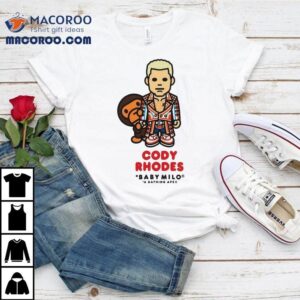 Wwe Cody Rhodes Baby Milo A Bathing Ape T-shirt