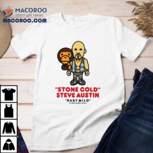 Wwe Stone Cold Steve Austin Baby Milo A Bathing Ape T-shirt