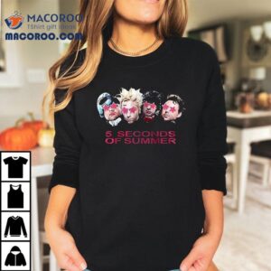 Seconds Of Summer Everyone S A Star Tour Caricature Tshirt