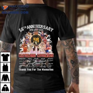 56th Anniversary 1970 – 2026 Cleveland Cavaliers Thank You For The Memories Signatures Shirt 2 Th Anniversary Cleveland Cavaliers Thank You For The Memories Signatures Tshirt