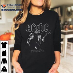 Acdc Angus And Brian Pwr Up Tour Tshirt