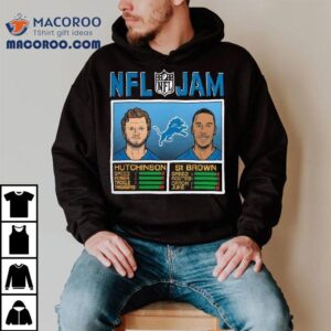 Aidan Hutchinson And Amon Ra St Brown Detroit Lions Nfl Jam Tshirt