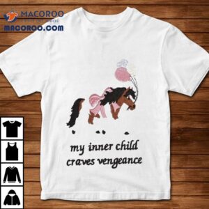 Aiden Arata My Inner Child Craves Vengeance Horse Balloon Tshirt