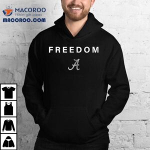Alabama Crimson Tide X Charlie Kirk Freedom Logo Tshirt