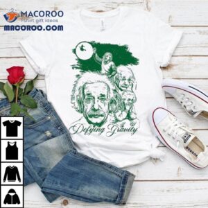 Albert Einstein Defying Gravity Tshirt