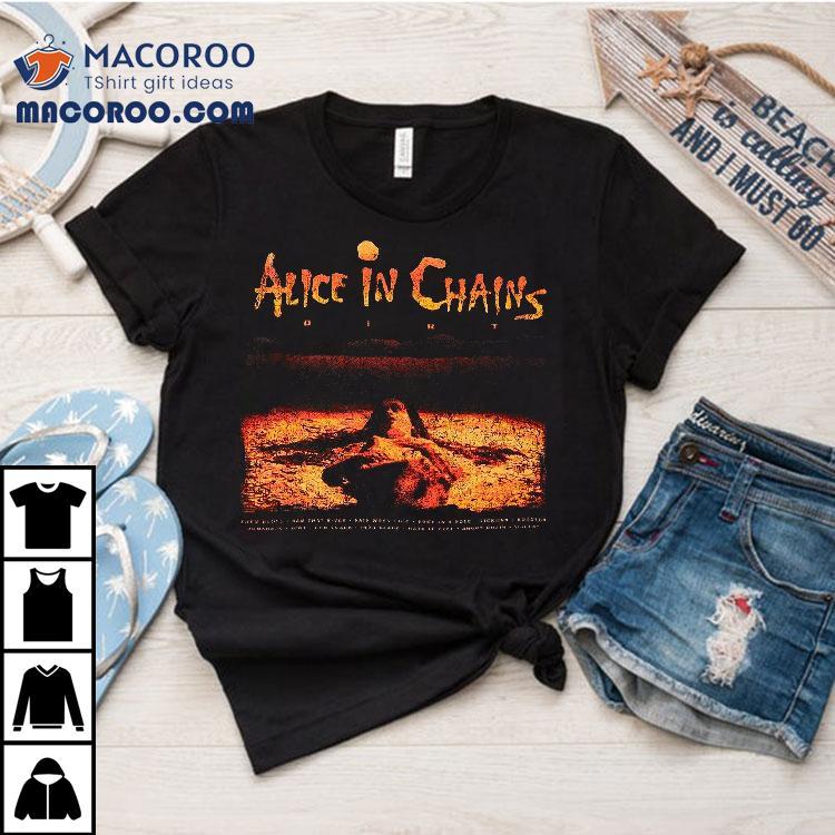 Alice In Chains Dirt Tracklist T-shirt Alice In Chains Dirt Tracklist T-shirt