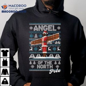 Angel Of The North Pole Christmas Tshirt