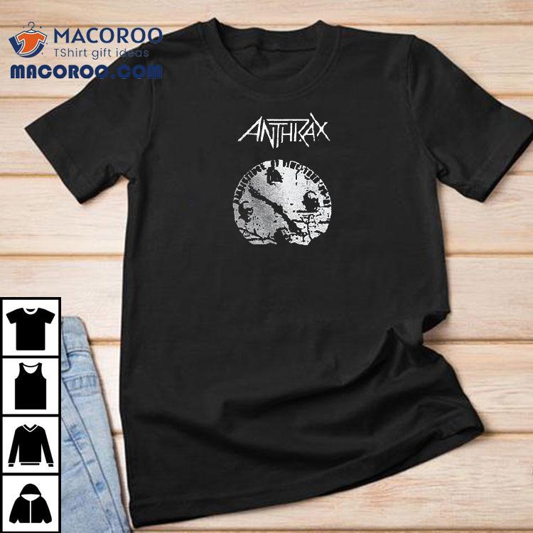 Anthrax Persistence Of Time 35th Anniversary Broken Clock Shirt Anthrax Persistence Of Time 35th Anniversary Broken Clock Shirt