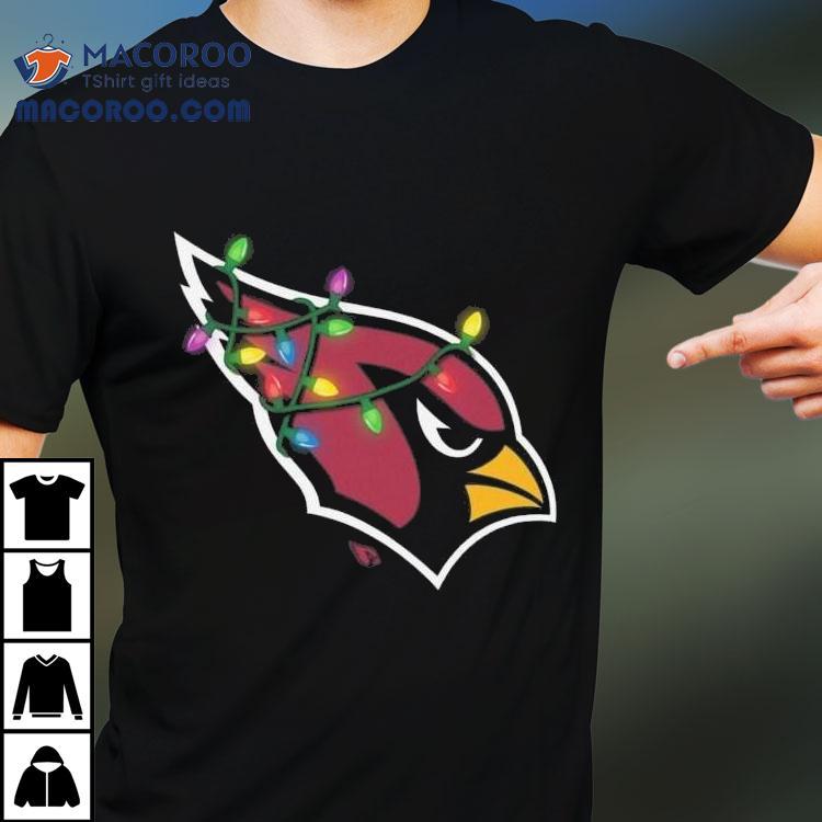 Arizona Cardinals Primary Logo Holiday Lights 2025 Shirt Arizona Cardinals Primary Logo Holiday Lights 2025 Shirt