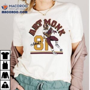 Art Monk Washington Commanders Retired Player Classic Tshirt
