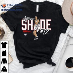 Ashlynn Shade Uconn Huskies Women S Basketball Caricature Tshirt