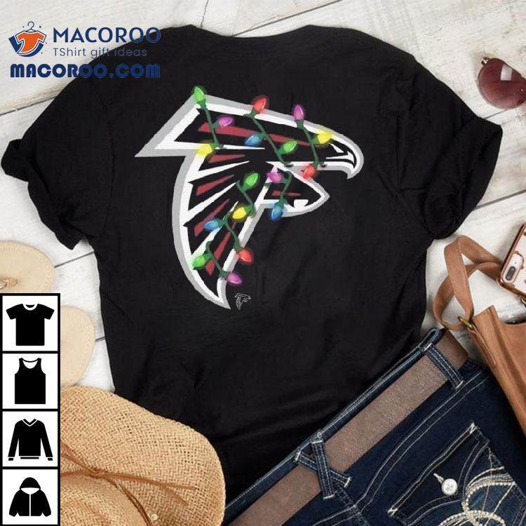 Atlanta Falcons Primary Logo Holiday Lights 2025 Shirt Atlanta Falcons Primary Logo Holiday Lights 2025 Shirt