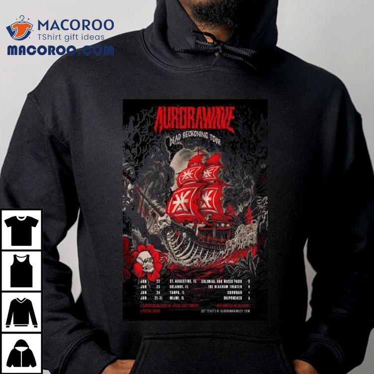 Aurorawave Dead Reckoning Tour January 2026 Shirt Aurorawave Dead Reckoning Tour January 2026 Shirt