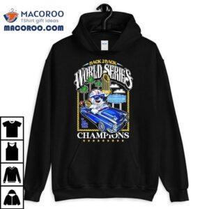 Back Back World Series Champions Dodgers Graphic Tshirt