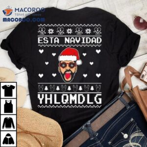 Bad Bunny Esta Navidad Yhlqmdlg Ugly Christmas Tshirt
