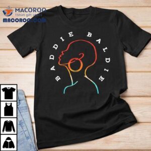 Bald Woman Baddie Baldie Afro Tshirt